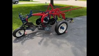 Furrowside Hub Progress & Completion on George's IH Little Genius Plow