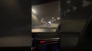 Audi Rs6 600hp Vs Fiat  Abarth 595 360 hp tunnel running