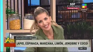 Soledad Fandi&ntilde;o prepar&oacute; su licuado preferido