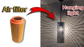STEEL HANGING LIGHT || DIY || CM TECHVLOG