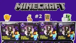 Minecraft Obsidian Series 4 Mini Figure Blind Box Opening #2