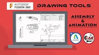Fusion 360 Drawing Tools Basics | Assembly & Animation