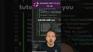 Digital Signatures and IronPDF