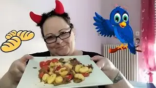MUKBANG: GNOCCHI CON FUNGHI E POMODORINI 🍅🍄
