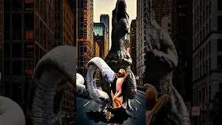 😀t rex Chase big dinosaurs  jurassic world #dinosaur #vfx #shorts #jurassicworld #trending