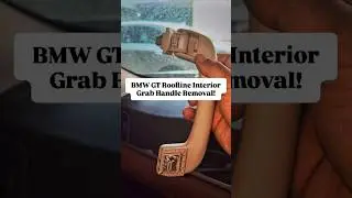 Simple DIY: BMW GT Roofline Interior Grab Handle Removal (Easy Step-by-Step Guide!) #shorts #cars