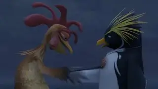 Chicken Joe & Cody Maverick Handshake - Surf's Up 