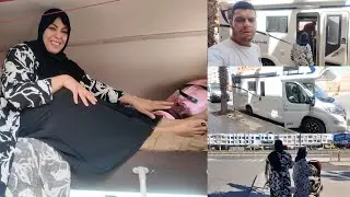 أول مرة نصور فالكارافان 🥳 وخالتي فتيحة الجزائرية تصدمت من هاد المدينة شحال نقية 😍  الرجوع من اكادير🥲