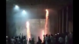 Fans burst crackers during Salman Khan's Tubelight screening in theatre