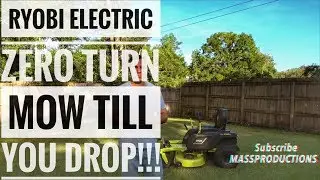 Ryobi ZT480e Zero Turn Electric Lawn Mower - What Happens When the Battery Dies?