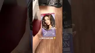 Mirei no loiro escuro, acertei no castanho e no final das contas ficou um chocolate 😅❤️#cabelo