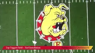 Ferris State University Football Field Turf Installation
