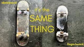 Every Skater SHOULD have a Fingerboard - A finger/skate video