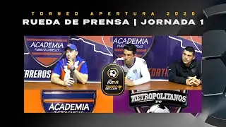 Rueda de prensa pospartido | Puerto Cabello - Metropolitanos | Liga FUTVE Triunfobet