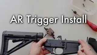 Установка спускового крючка AR-15 &mdash; Установка спускового крючка CMC