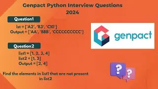 Genpact Python Interview Questions