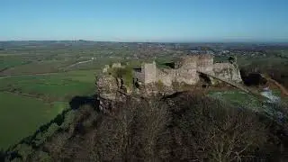 A Medieval adventure at Beeston Castle with the drone!