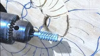Wood design cutting ki vabe karbo drill machine diye dekho