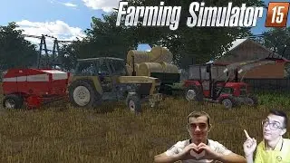 Let's Play Farming Simulator 15 ☆ Polska Wieś ☆#3 MafiaSolec & MrAdamo15/ Prasowanie.