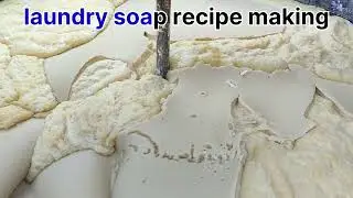laundry soap recipe #justsoaps #soap #satisfying 