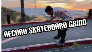 Longest Skateboard Grind/Slide (5x Longer Than World Record #shorts
