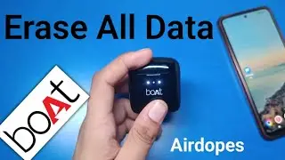Boat Airdopes 131 - How to do factory reset