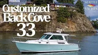 Внутри Back Cove 33 2008 года, &laquo;HA KIN&raquo;: индивидуальная модель для круизов на северо-западе