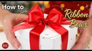 How to tie ribbon bows for beautiful gift boxes