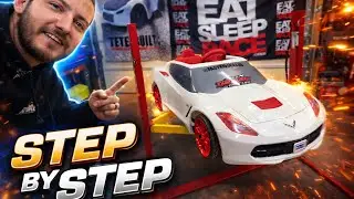 Building a C7 Corvette For Modified PowerWheels Drag Racing! 