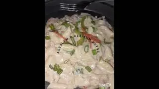 easy and delicious homemade white sauce pasta