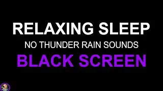 Heavy Rain No Thunder Black Screen, Relaxing Rain Sounds For Sleeping, Night Rain 10 Hrs, Sleep Aid