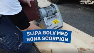 Så slipar man golv med en bandslip och kantslip - Stureby Maskiner