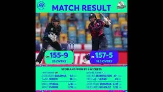 NAM vs SCO | T20 WC 2024