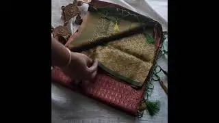 Trending Copper zari silk saree || 7010856563