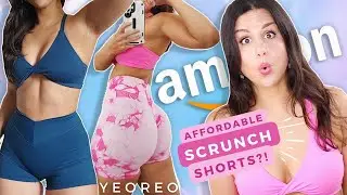 WORTH IT? TESTING AMAZON SCRUCH SHORTS UNDER $25 AFFORDABLE AMAZON FASHION FINDS | YEOREO #amazon