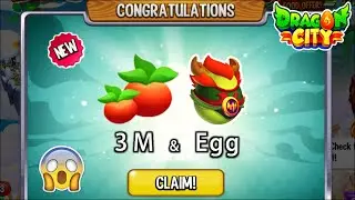 Dragon City - Claims 3 Million Foods + Jingle Keeper Dragon | ARENA REWARDS 😱
