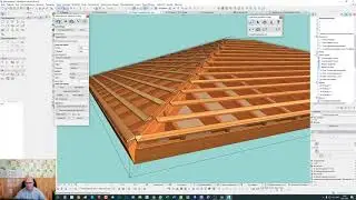 Крыша в Archicad 22 с помощью плагина Archiframe