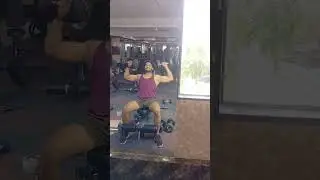 Sholder press#youtube #explore #gym #trending #motivation #fitness #bodybuilding #viralvideo #500sub