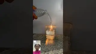 Candle and water experiment #lifehacks #hack #explore #funexperiment