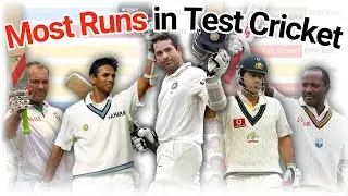 Top 20 Batsmen with Most Runs in Test Cricket 1980 - 2024 | Most Runs | Test Cricket