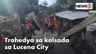 11 sasakyan, 3 bahay, inararo ng cargo truck; 4 patay, 8 sugatan