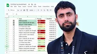 How to Create a To-Do List in Google Sheets | Step-by-Step Beginner Tutorial