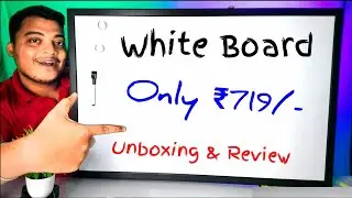 White Board Unboxing || 2×3 Feet White Board Review || Amazon Basic Magnetic White Board