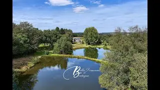 Longère et son parc aux trois étangs de pêche