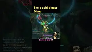 Diana is a gold digger. Rumble 3v1 #leagueoflegends