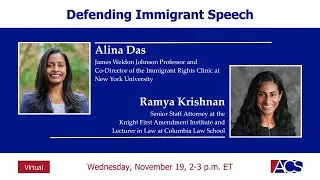 Defending Immigrant Speech