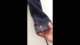 How To Hem Jeans Keeping The Orignal Hem