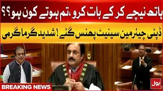 Hath Neche Karo | Tum Hutay Kon Ho ? | Heated Debate Exchange in Senate | Breaking News