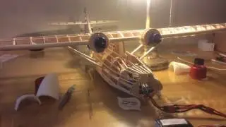 Guillows PBY initial electronics check
