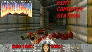 Ultimate Doom semi-blind walkthrough ultra violence Computer Station